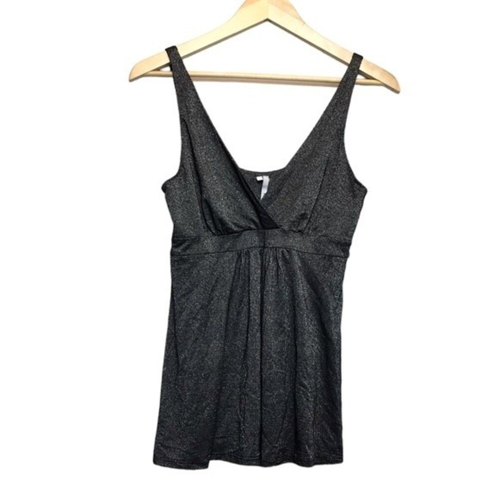 Michael‎ Stars Grey shimmer v neck tank top small
